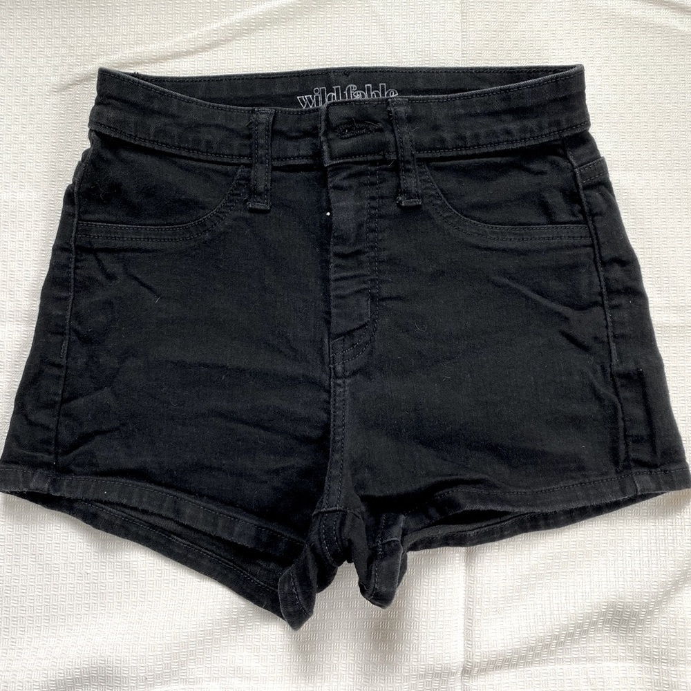 Wild Fable Black Denim Shorts Women’s Size 2